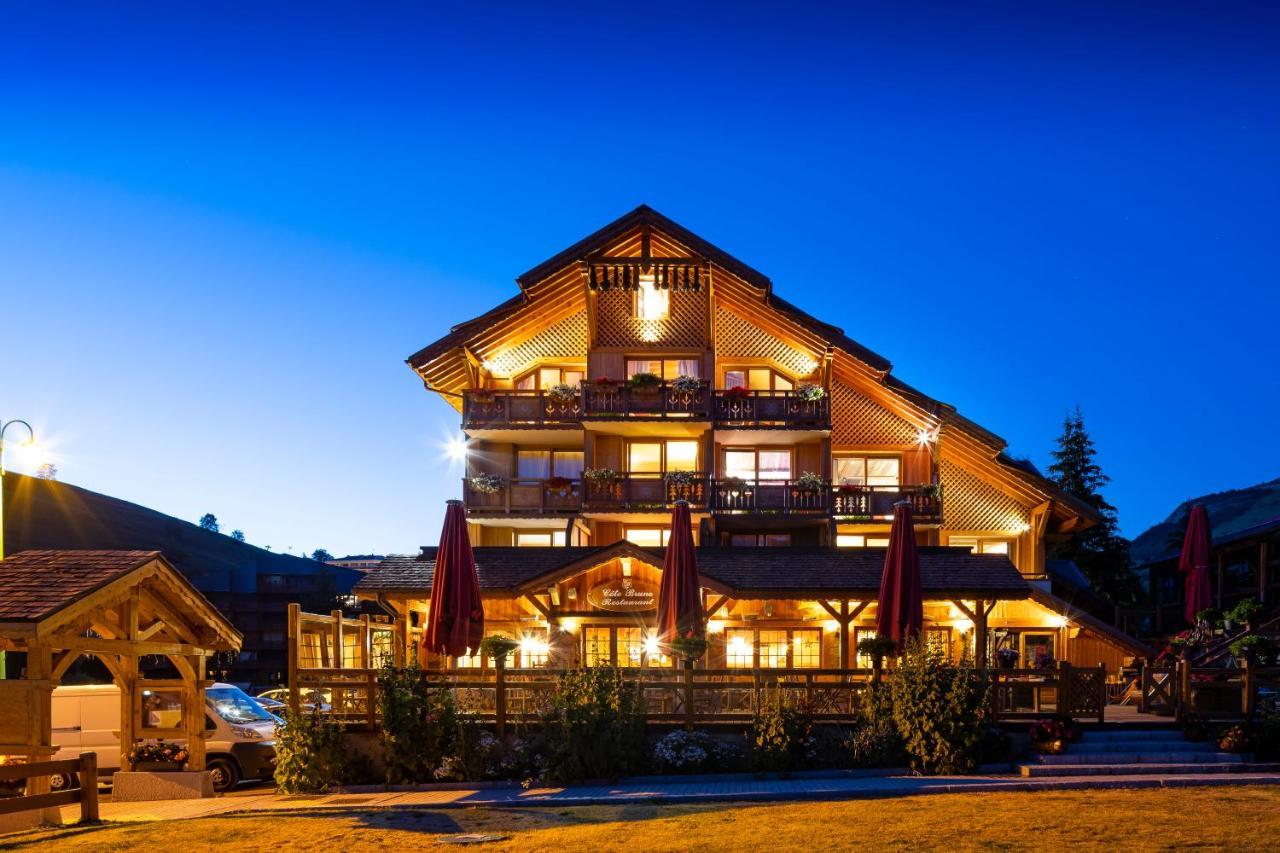 Hotel Cote Brune Les Deux Alpes Dış mekan fotoğraf
