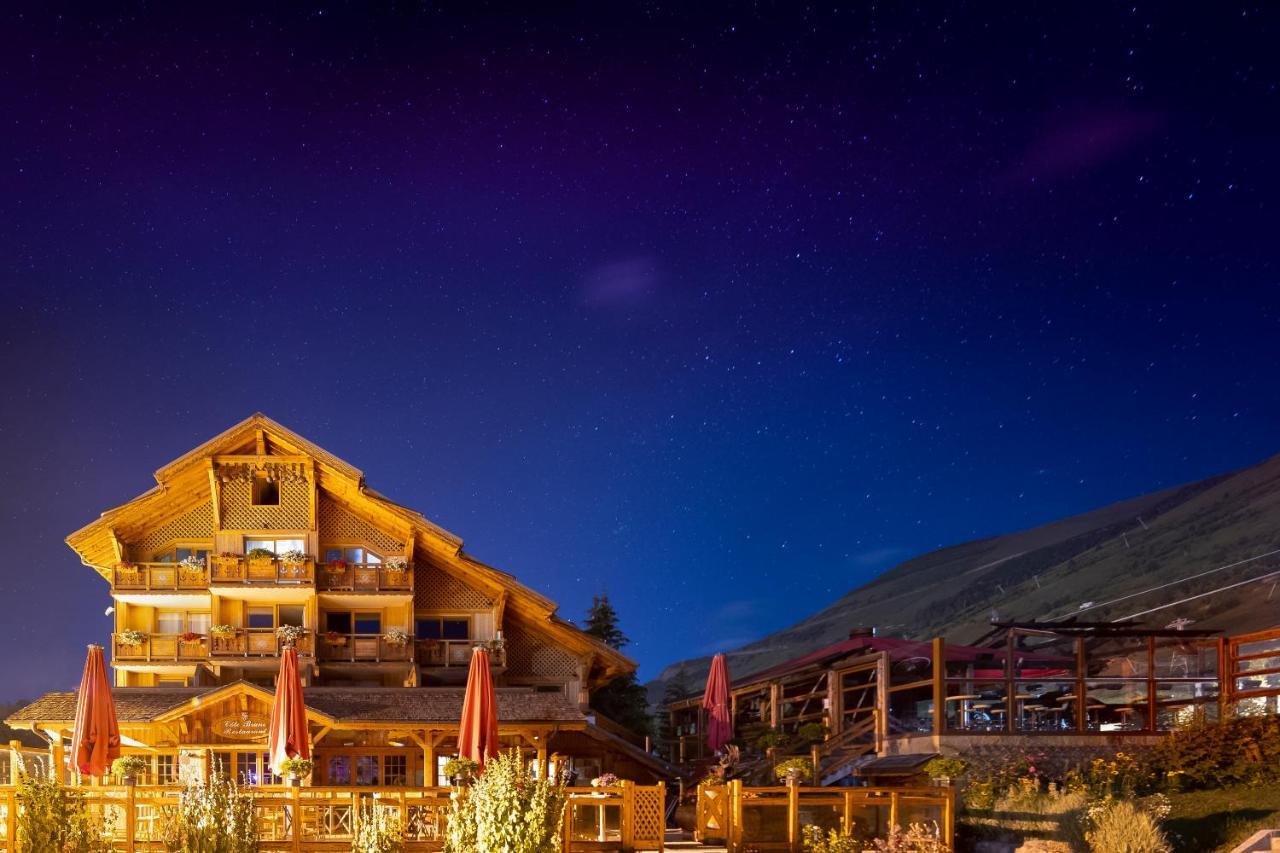 Hotel Cote Brune Les Deux Alpes Dış mekan fotoğraf