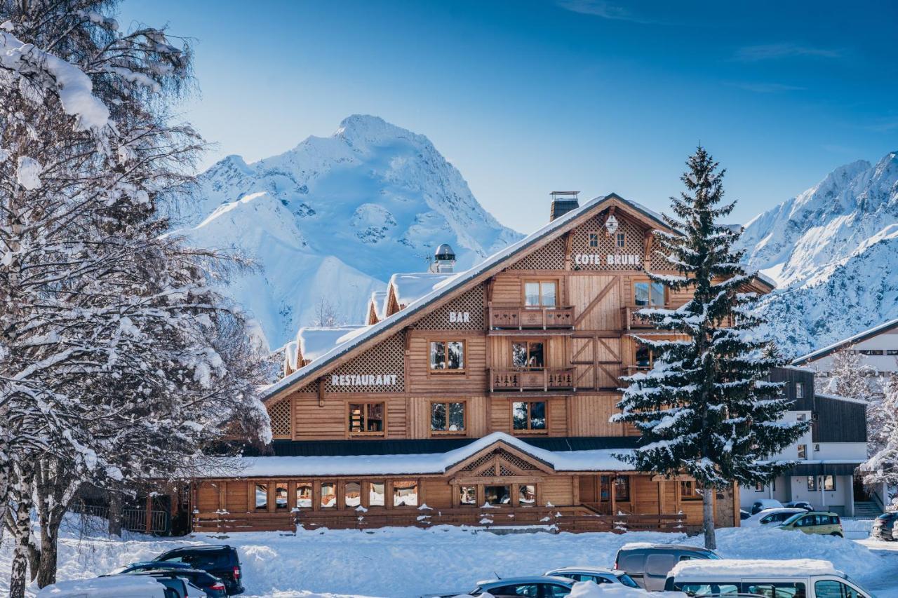 Hotel Cote Brune Les Deux Alpes Dış mekan fotoğraf